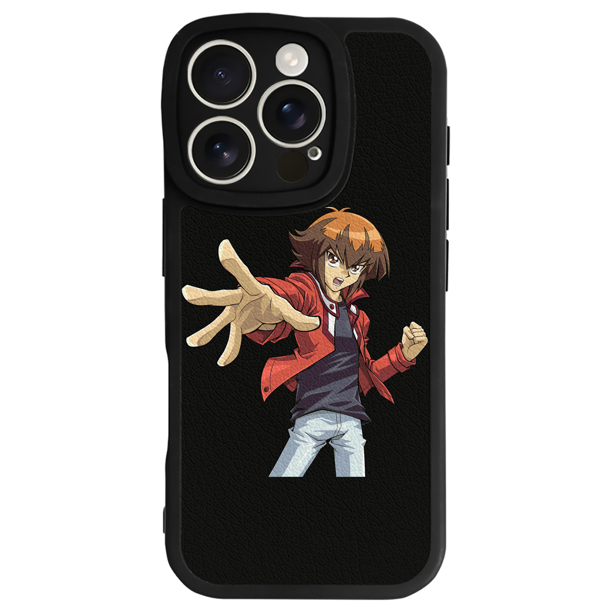 （画像用） 遊☆戯☆王 Yu-Gi-Oh! 【iPhone 16シリーズ対応】シリコンスマホケース（レザー調） 材質：シリコン